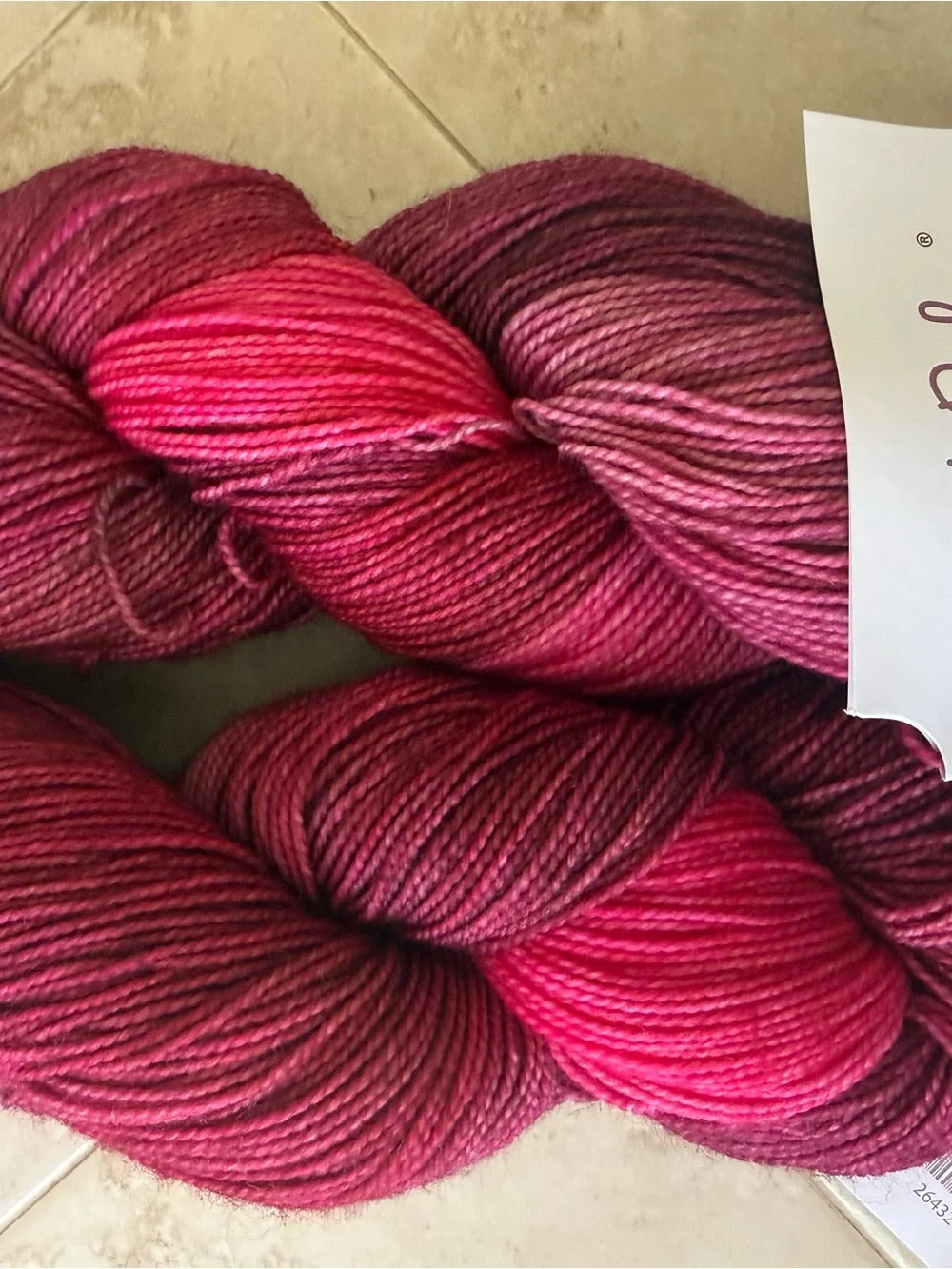 Knit Picks Hawthorne Fingering Yarn - Pink Multi - Rose City